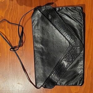 Vintage Black Envelope Clutch/Handbag